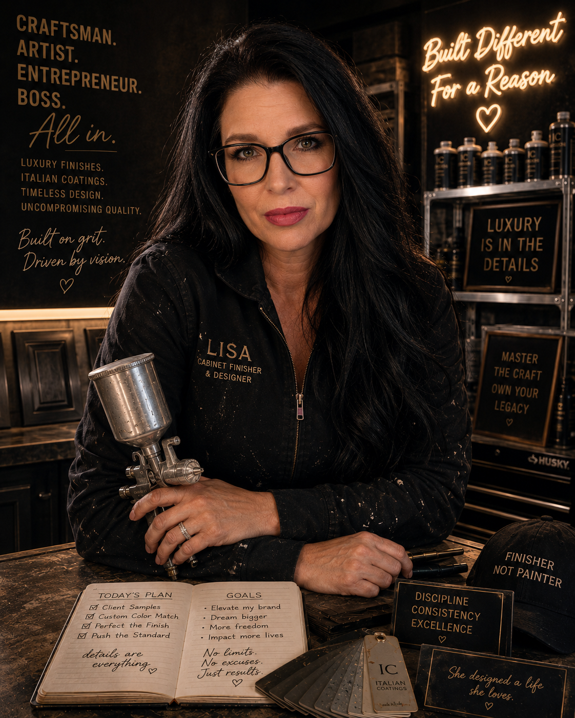 Lisa Block, owner, designer, and cabinet finisher at Sexy Decor